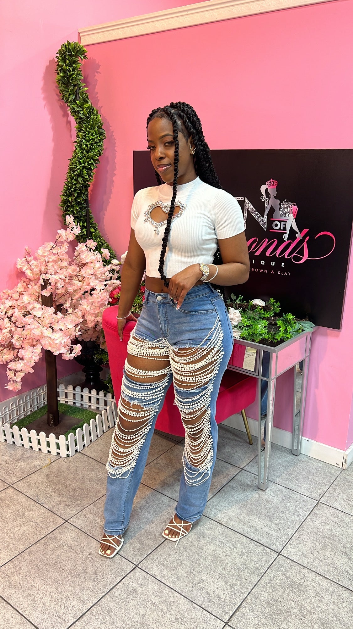 Khloe Pearl Jeans