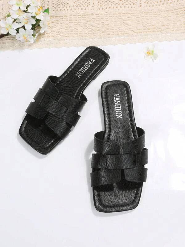 Classic Slide Sandals - Black