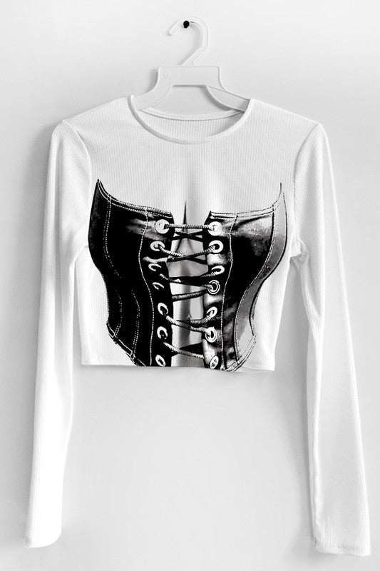 Corset Graphic Tee
