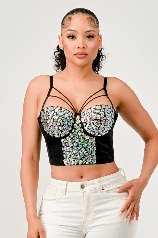 Crystal Candie Bralette