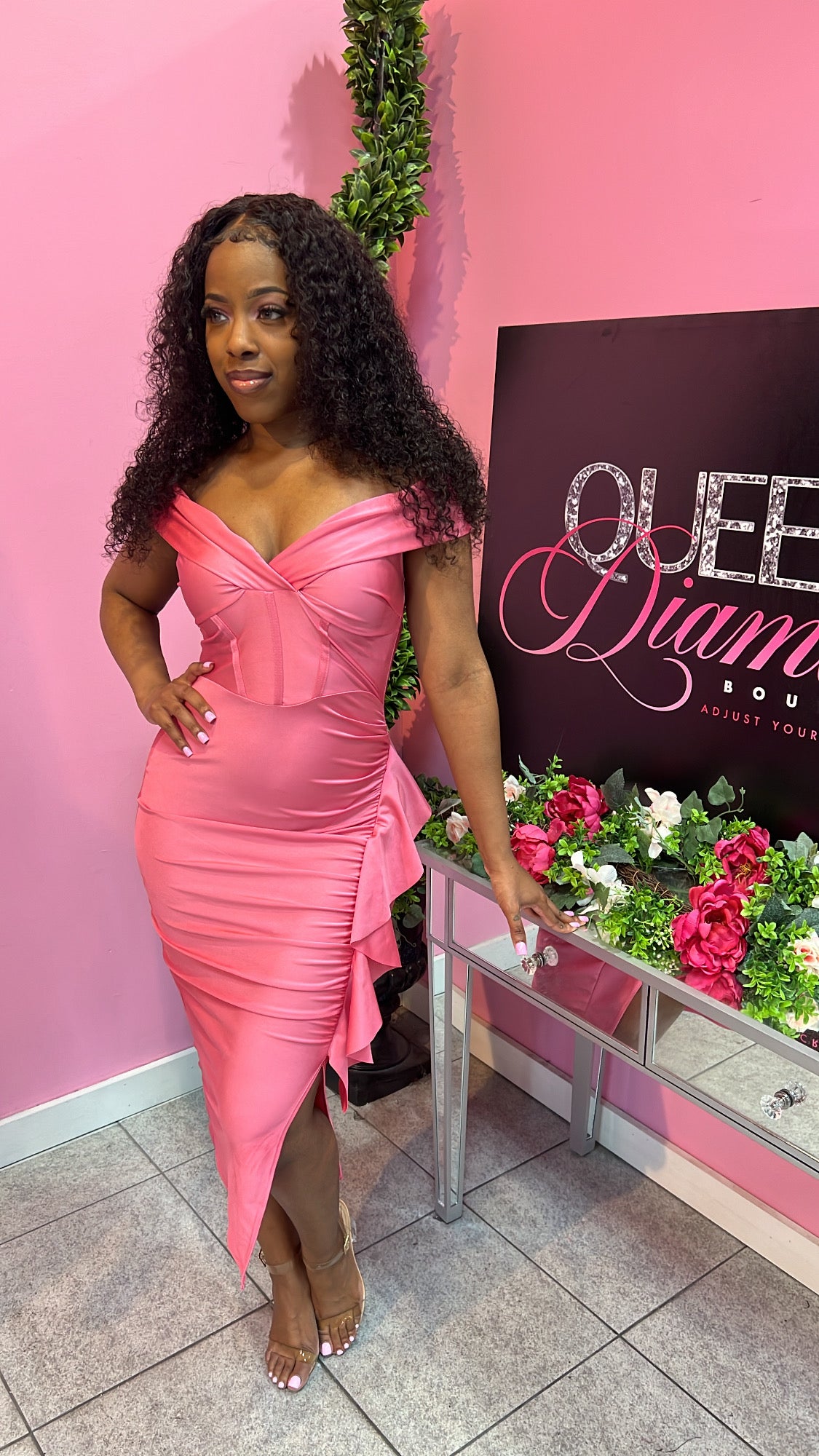 Valyncia Dress - Pink