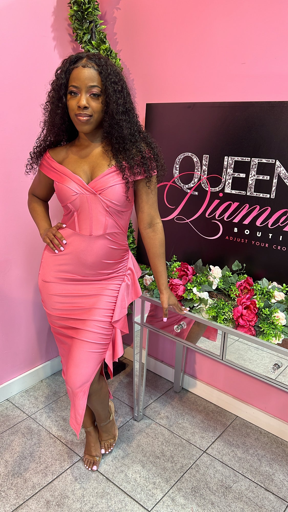 Valyncia Dress - Pink