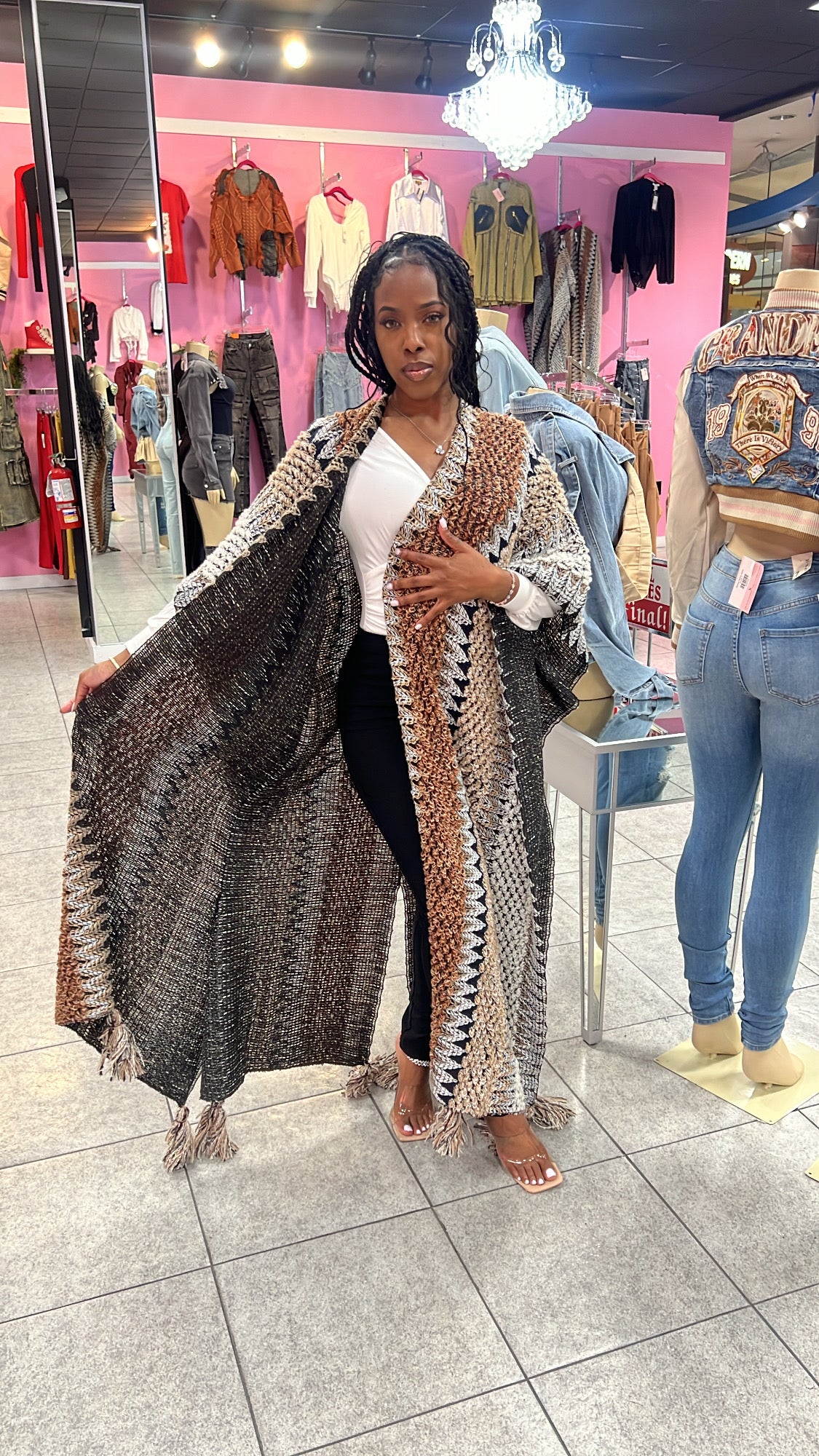 Elysian Knit Kimono Wrap