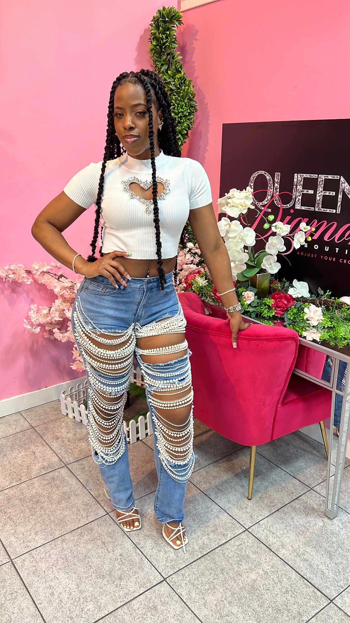 Khloe Pearl Jeans