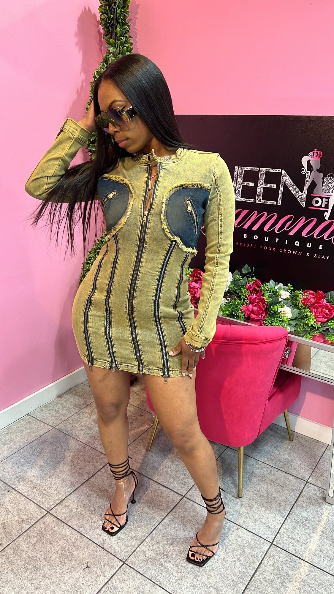 denim diamonds dress Tinted Denim Dress Queen Of Diamonds Boutique denim diamonds dress Tinted Denim Dress Queen Of Diamonds Boutique