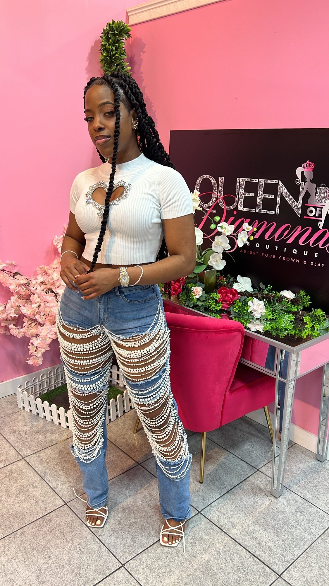 Khloe Pearl Jeans