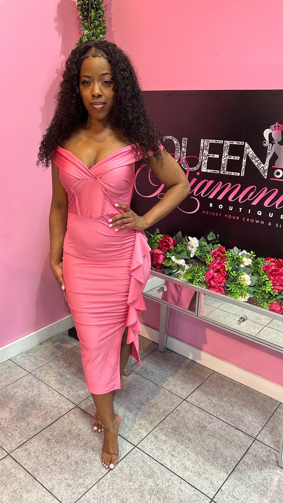 Valyncia Dress - Pink