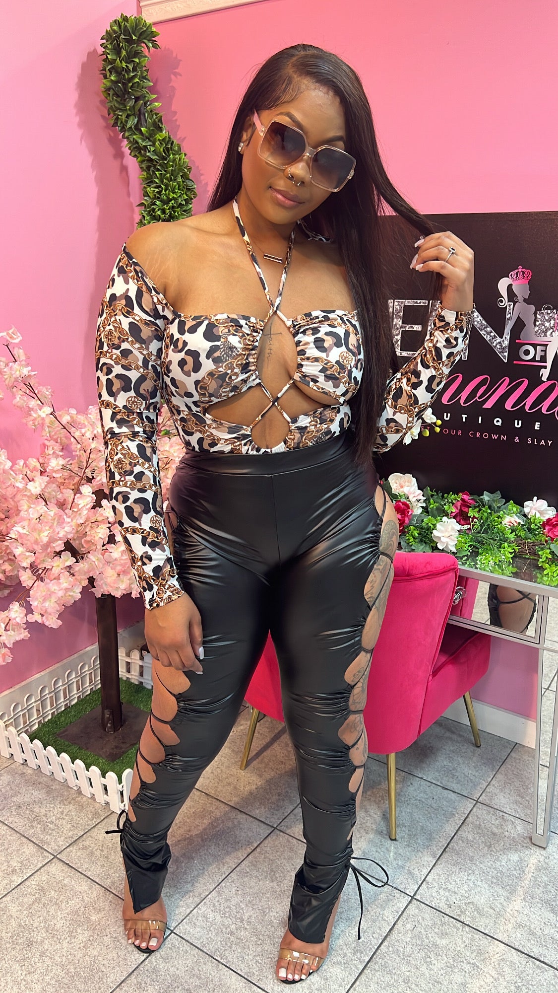 Sexy Leopard Bodysuit