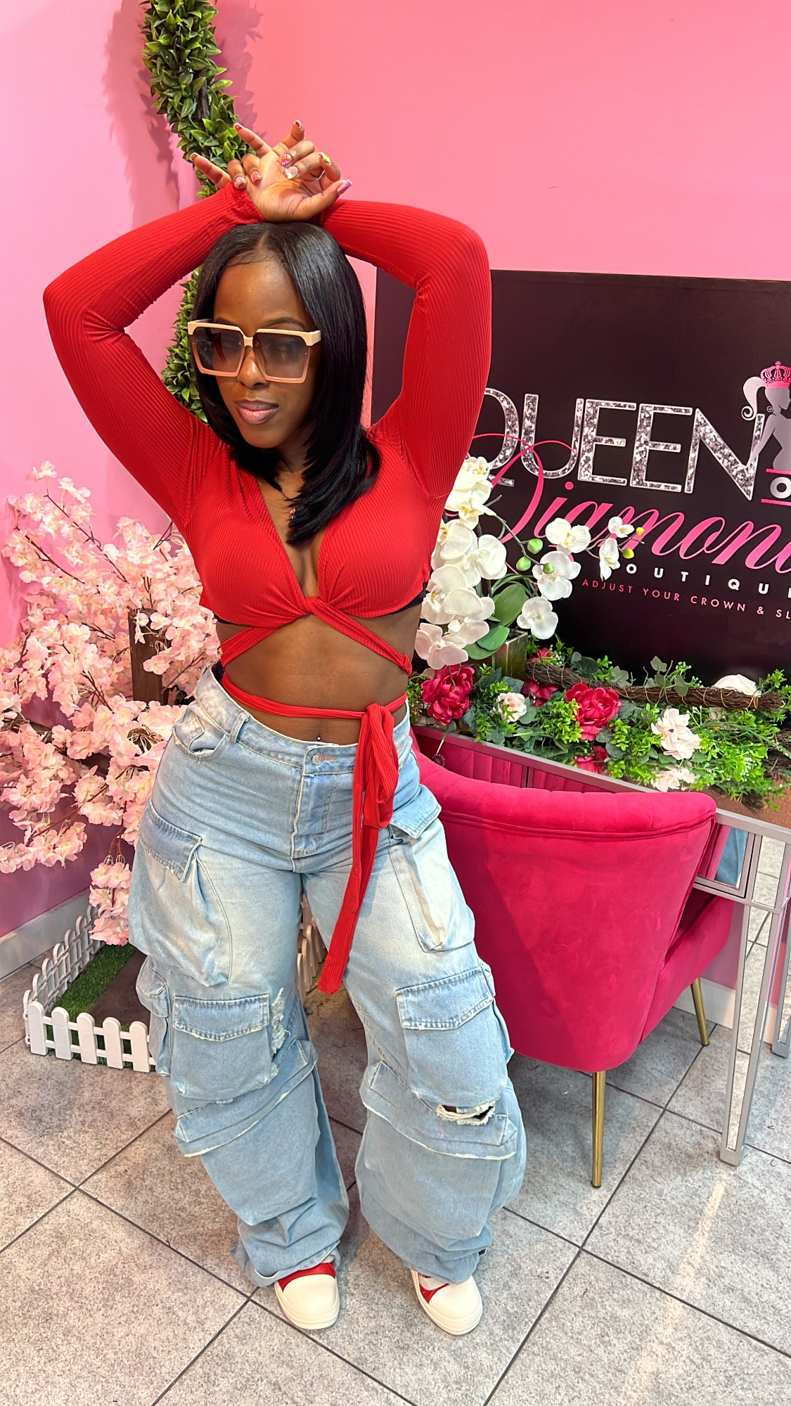 Chance Crop - Red
