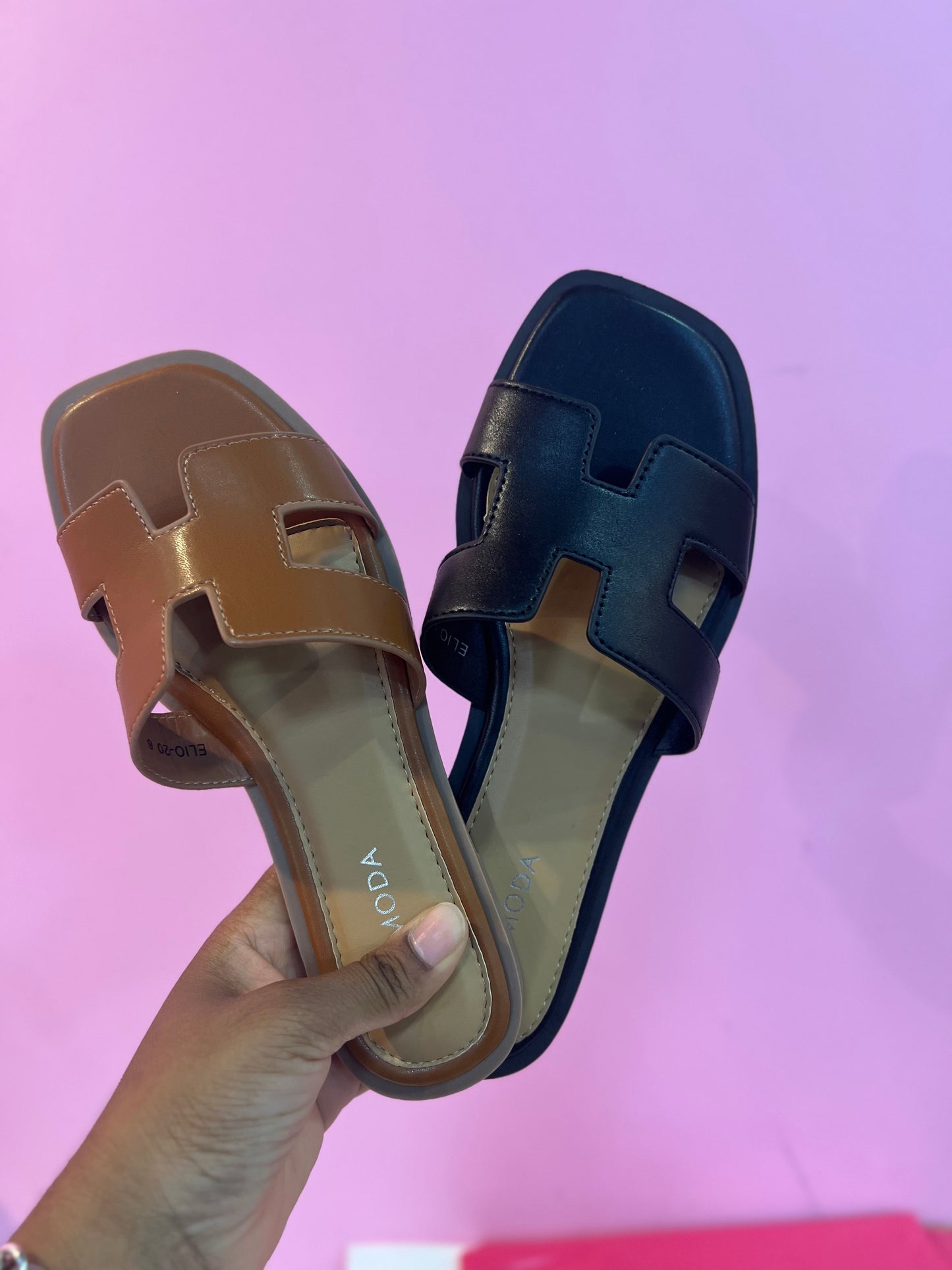 H Sandal - Black