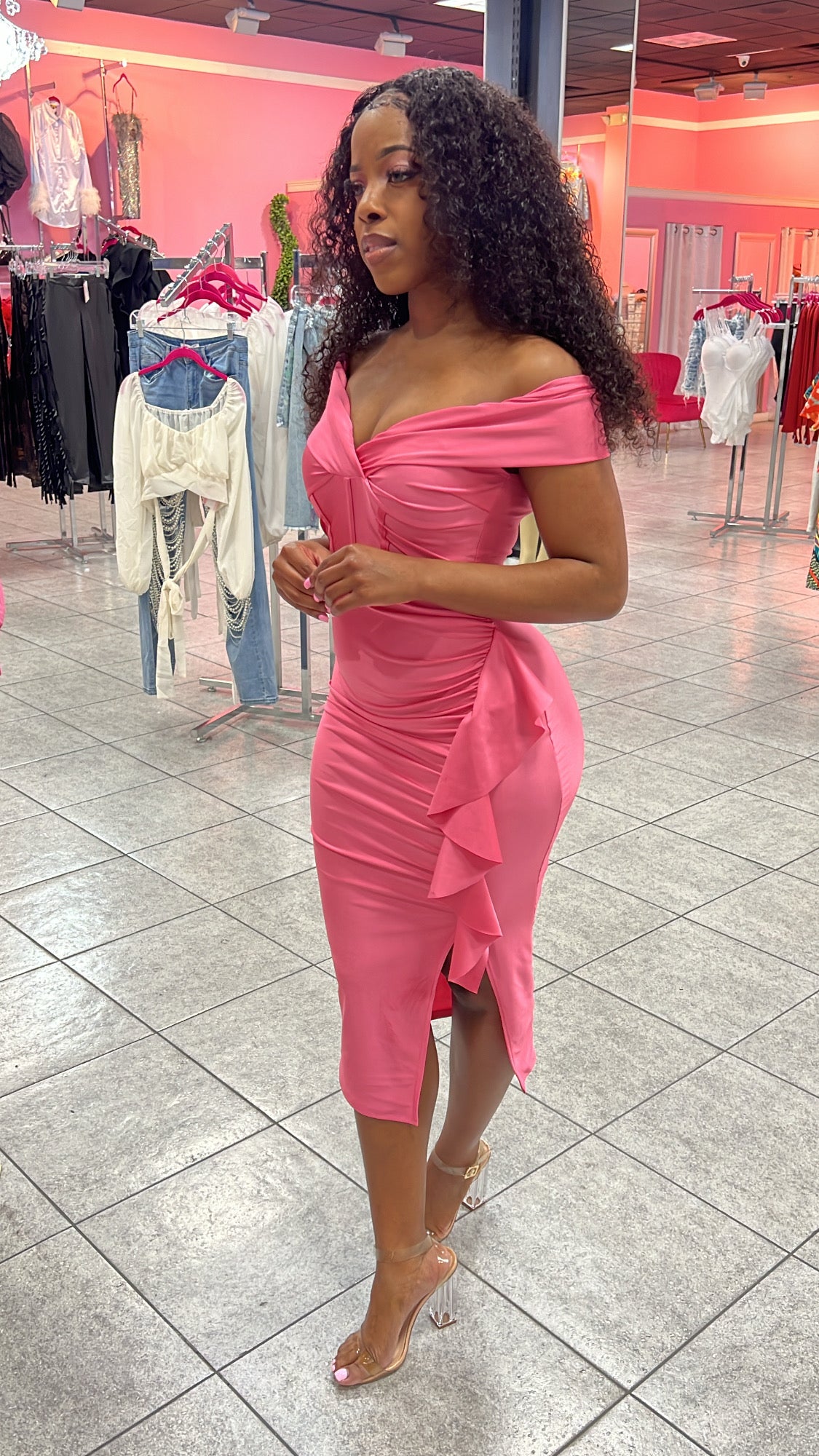 Valyncia Dress - Pink