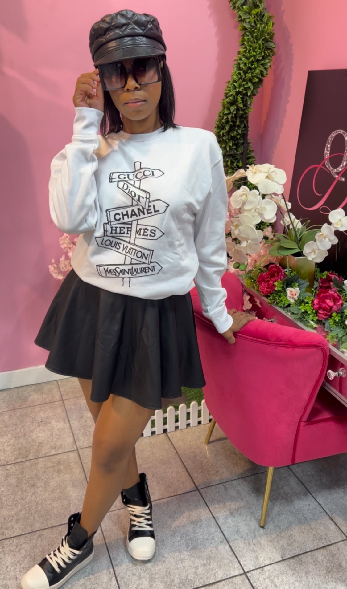 Materialistic Sweatshirt - White