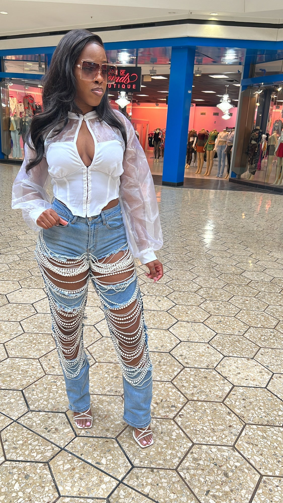 Khloe Pearl Jeans