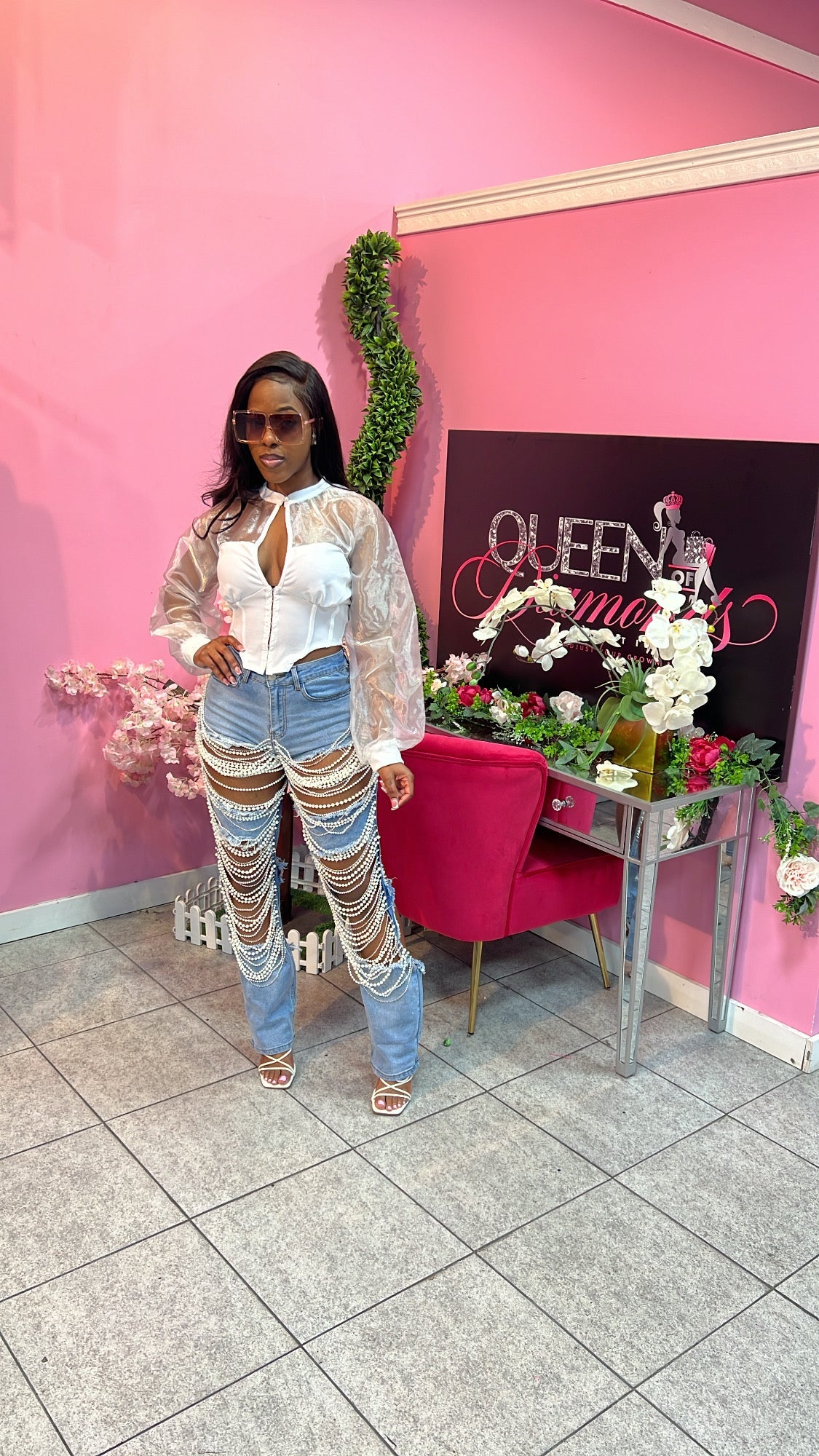 Khloe Pearl Jeans