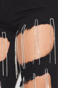 Diamond Distress Jeans