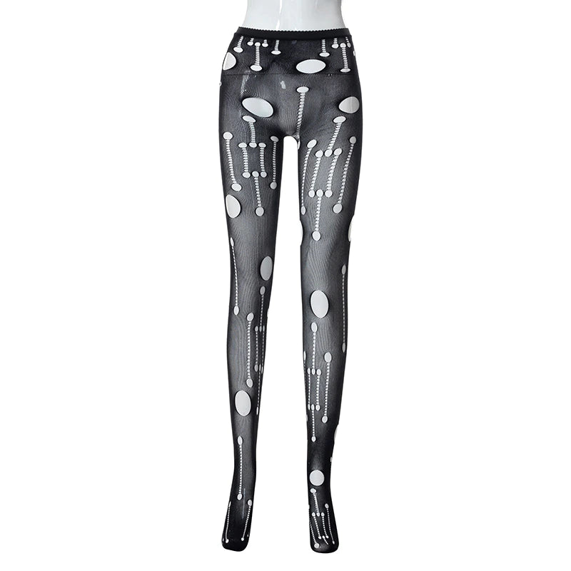 Holey Stockings - Black