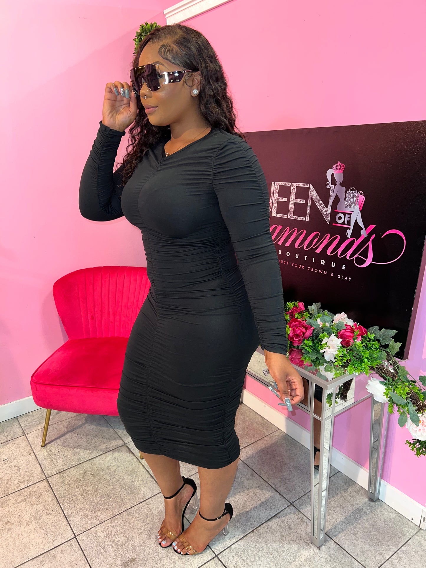 Misses Dress - Black