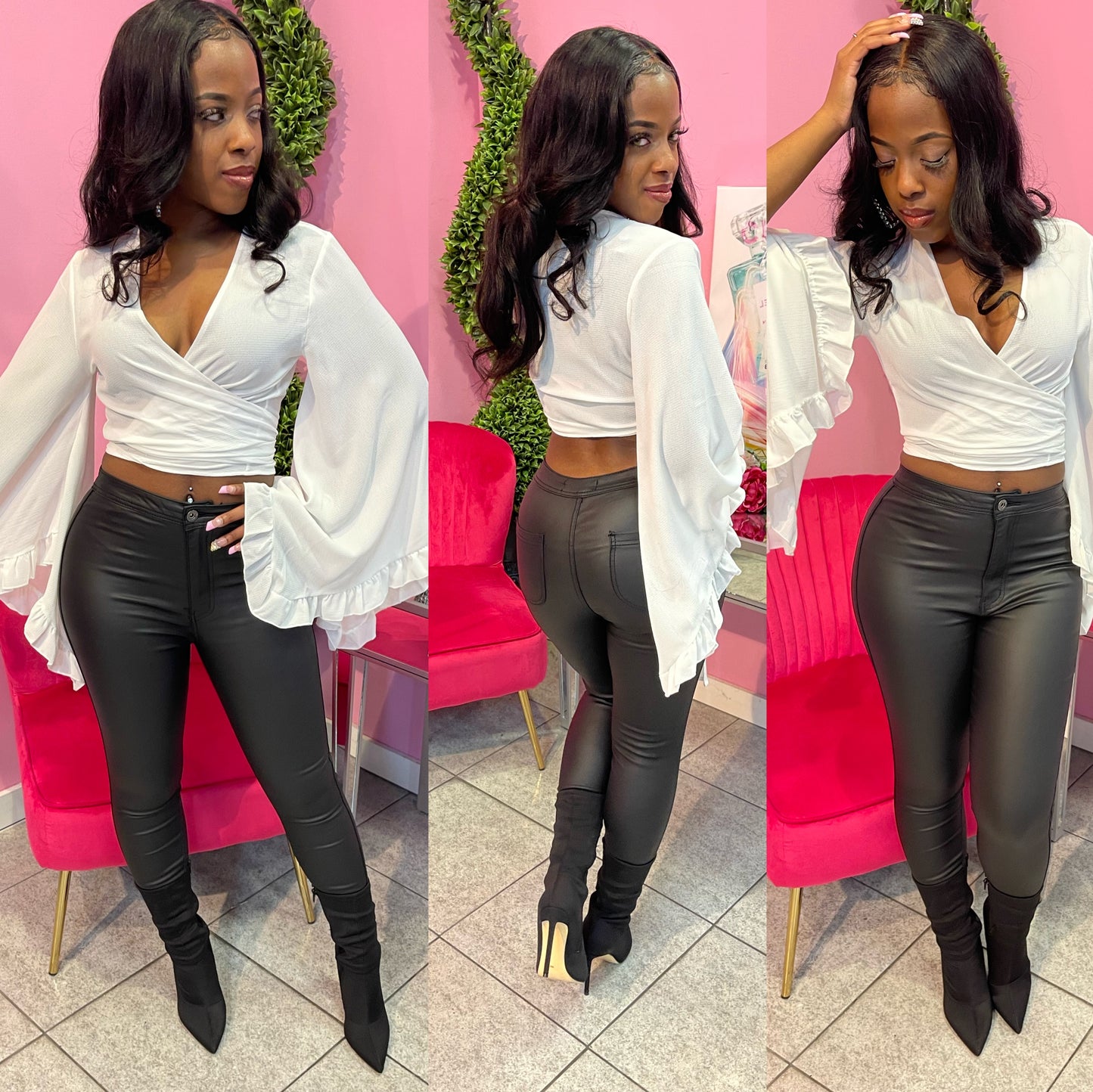 Leather Pants - Black