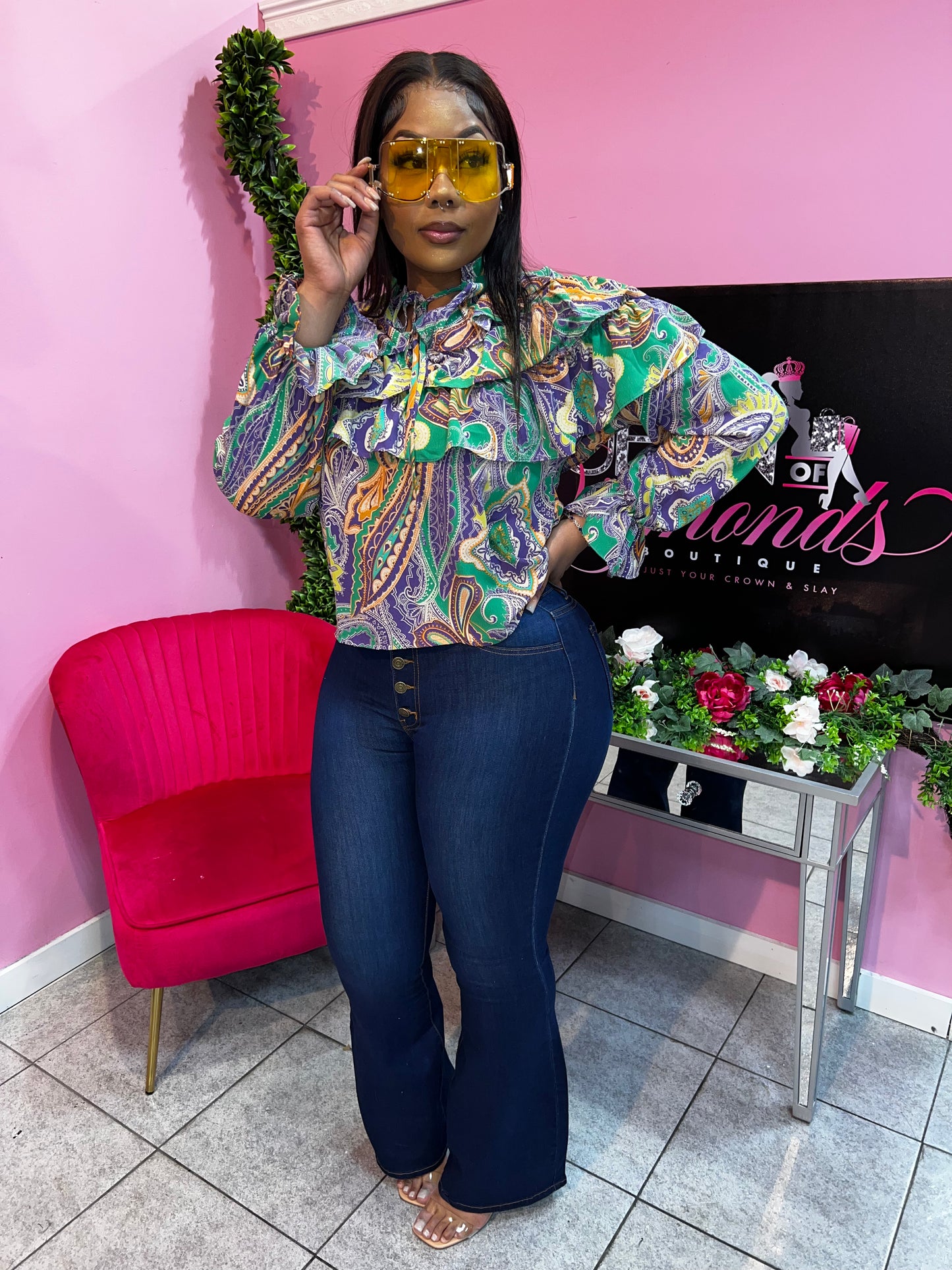 Ruffle Patrice Blouse