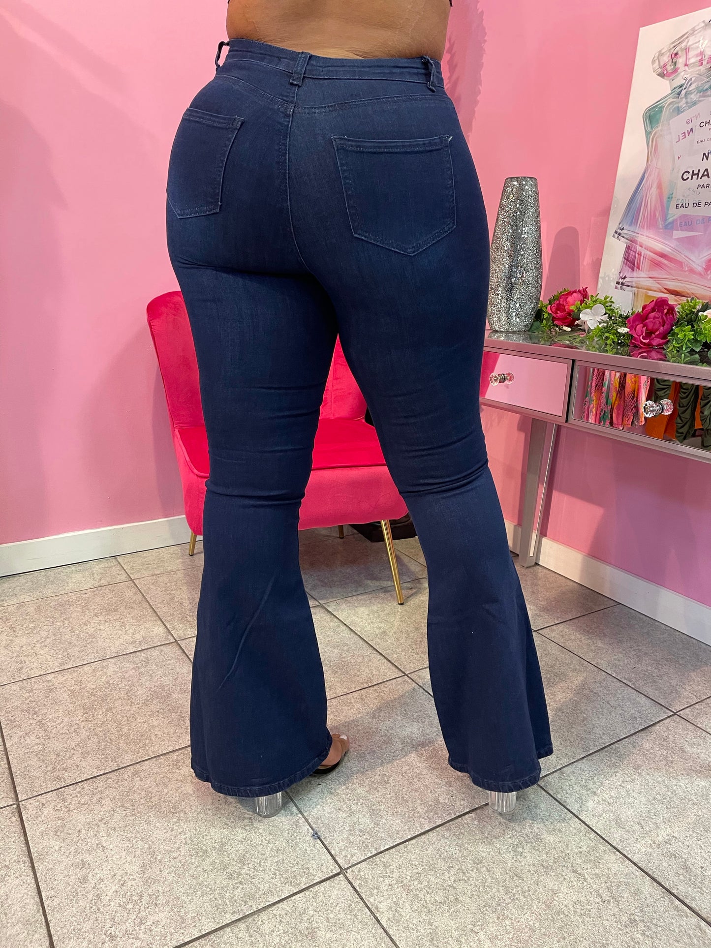 Factor Belle Bottoms - Dark Denim