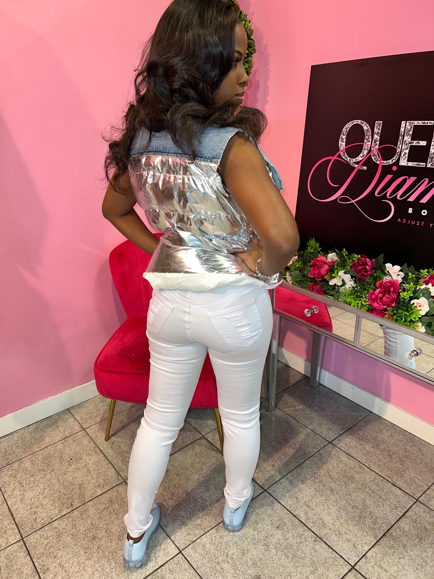 My Fave Distress Jeans - White