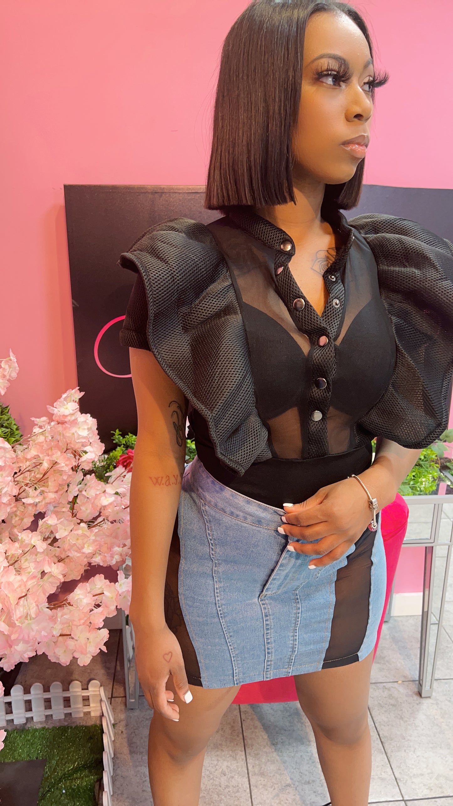 Dolly Bodysuit - Black