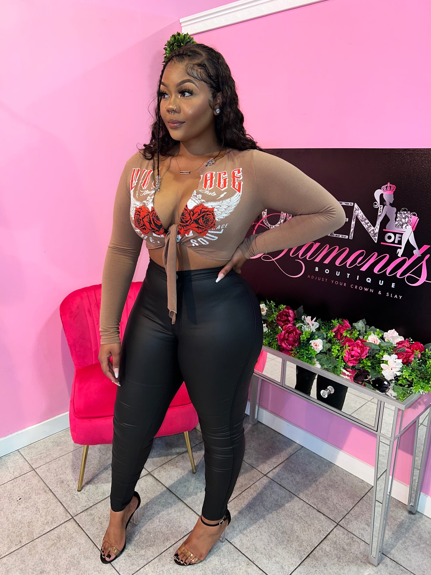 Leather Pants - Black