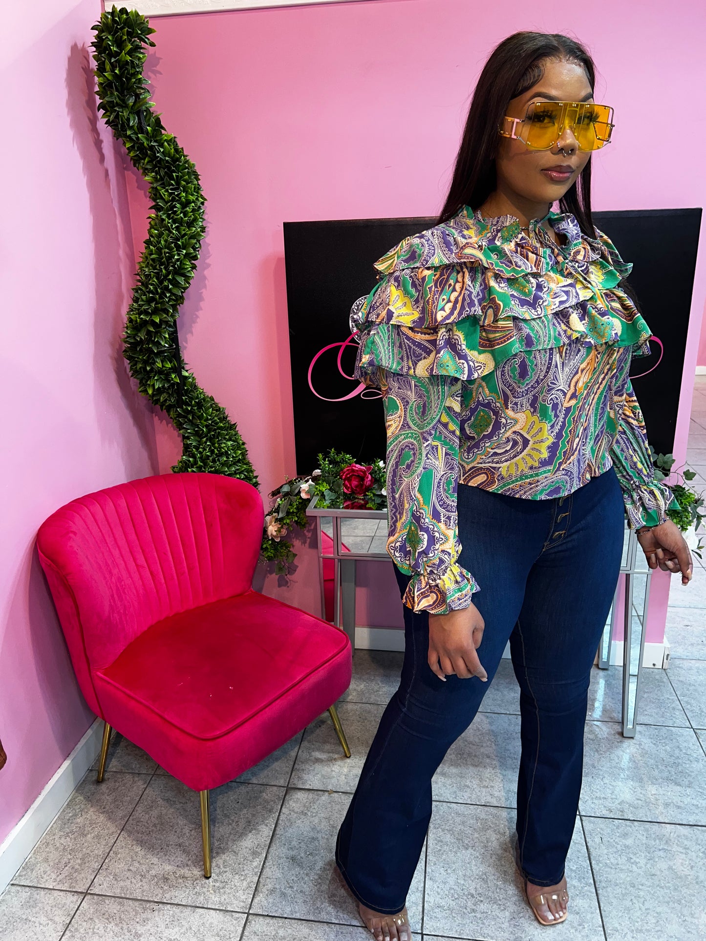Ruffle Patrice Blouse