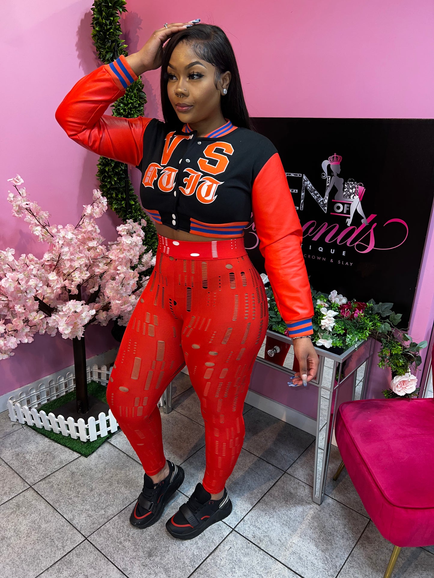Heat Leggings - Red