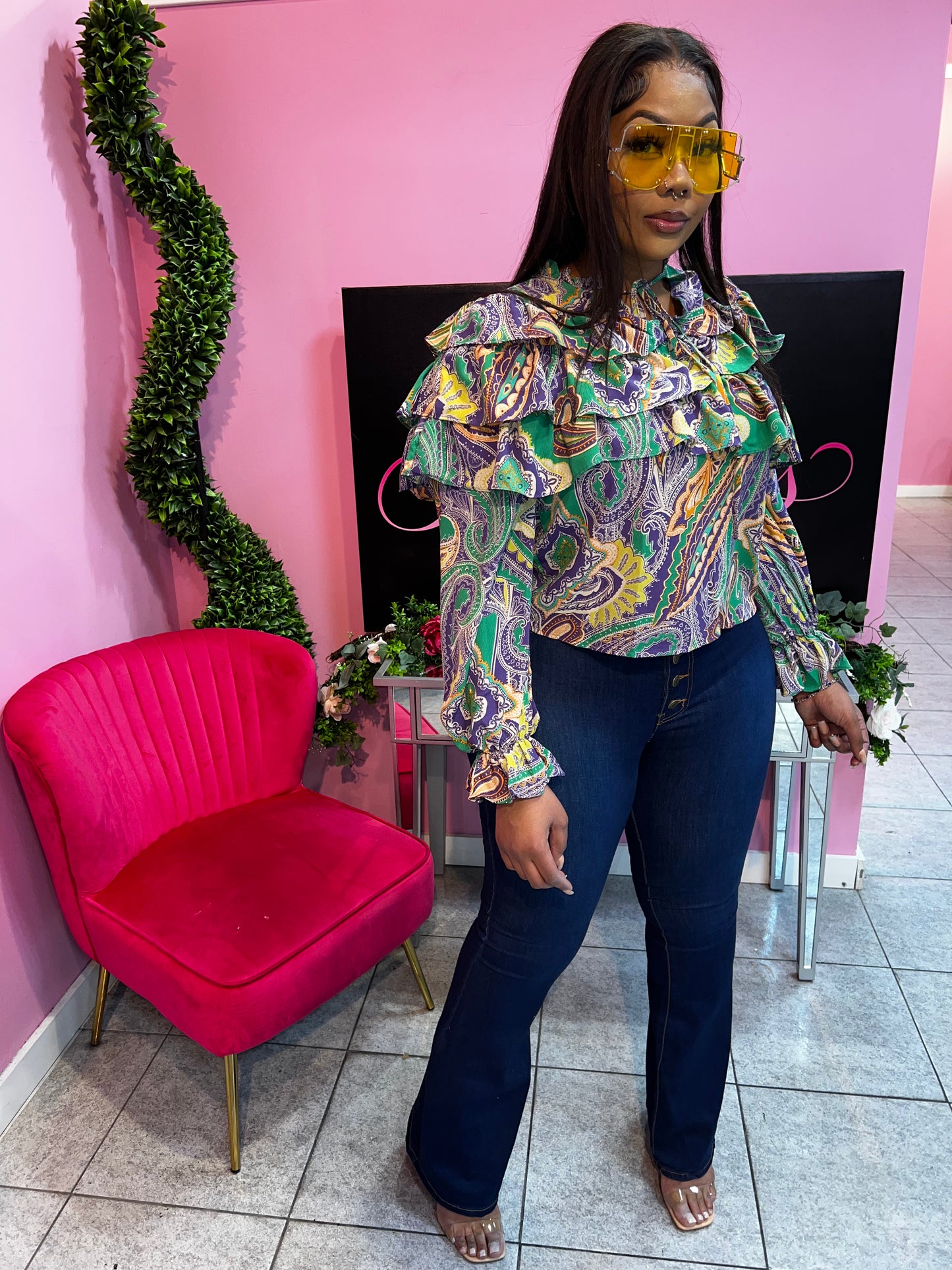 Ruffle Patrice Blouse