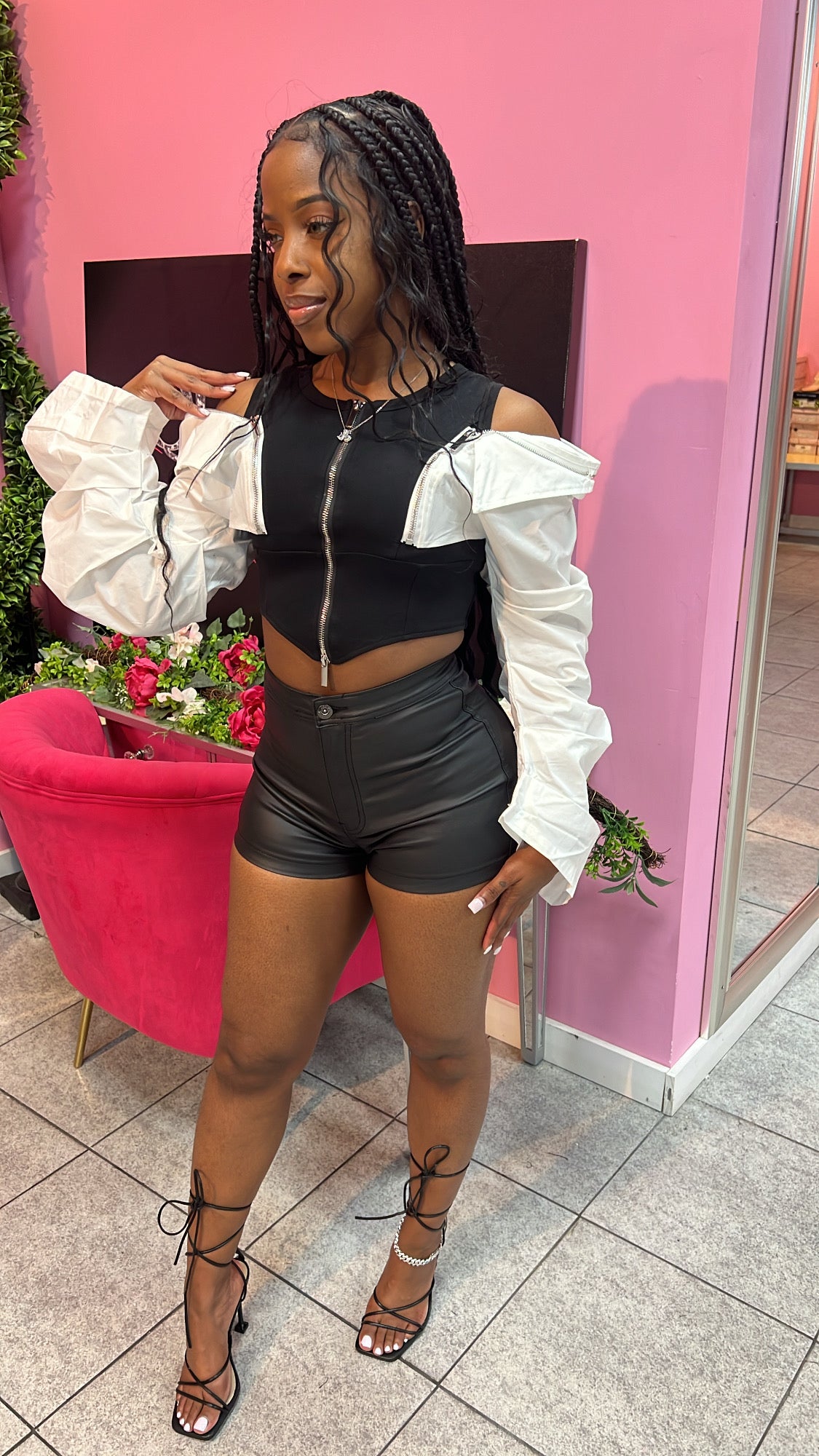 Laurent Crop Blouse