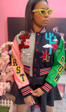 Varsity Jacket - Pink