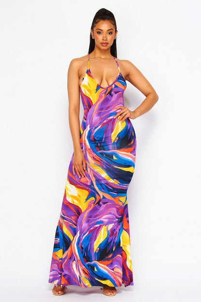 Swirl Maxi Dress