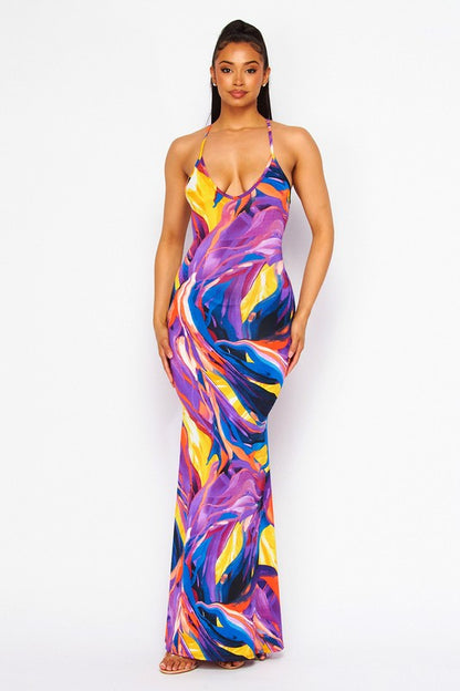Swirl Maxi Dress