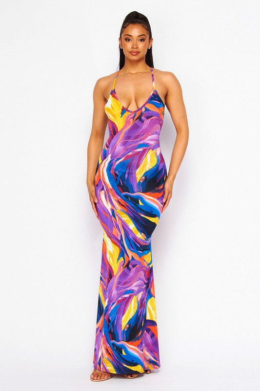 Swirl Maxi Dress