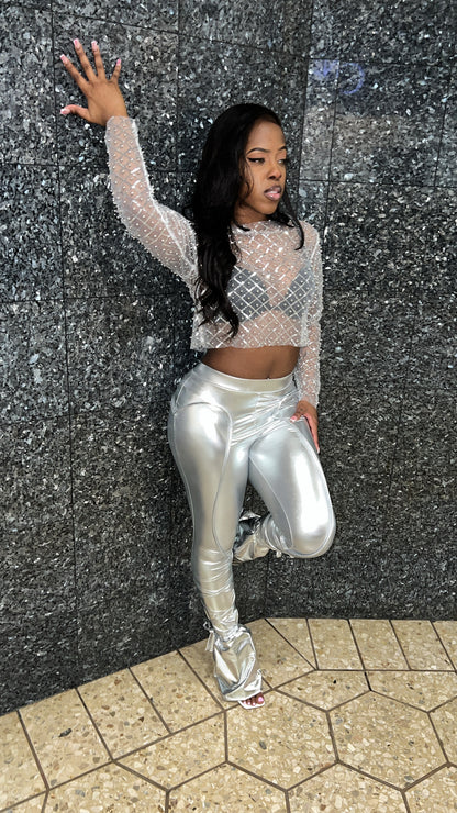 Glamour Leggings - Silver