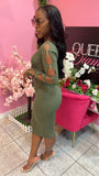 Good Life Knit Dress - Olive