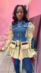 Lizzy Denim Peplum Jacket