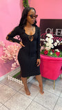 Good Life Knit Dress - Black