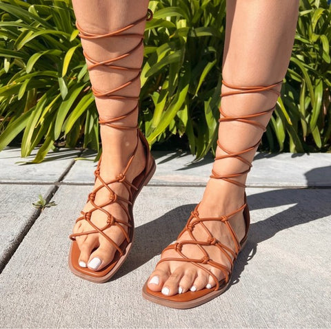 Gladiator Sandal - Tan