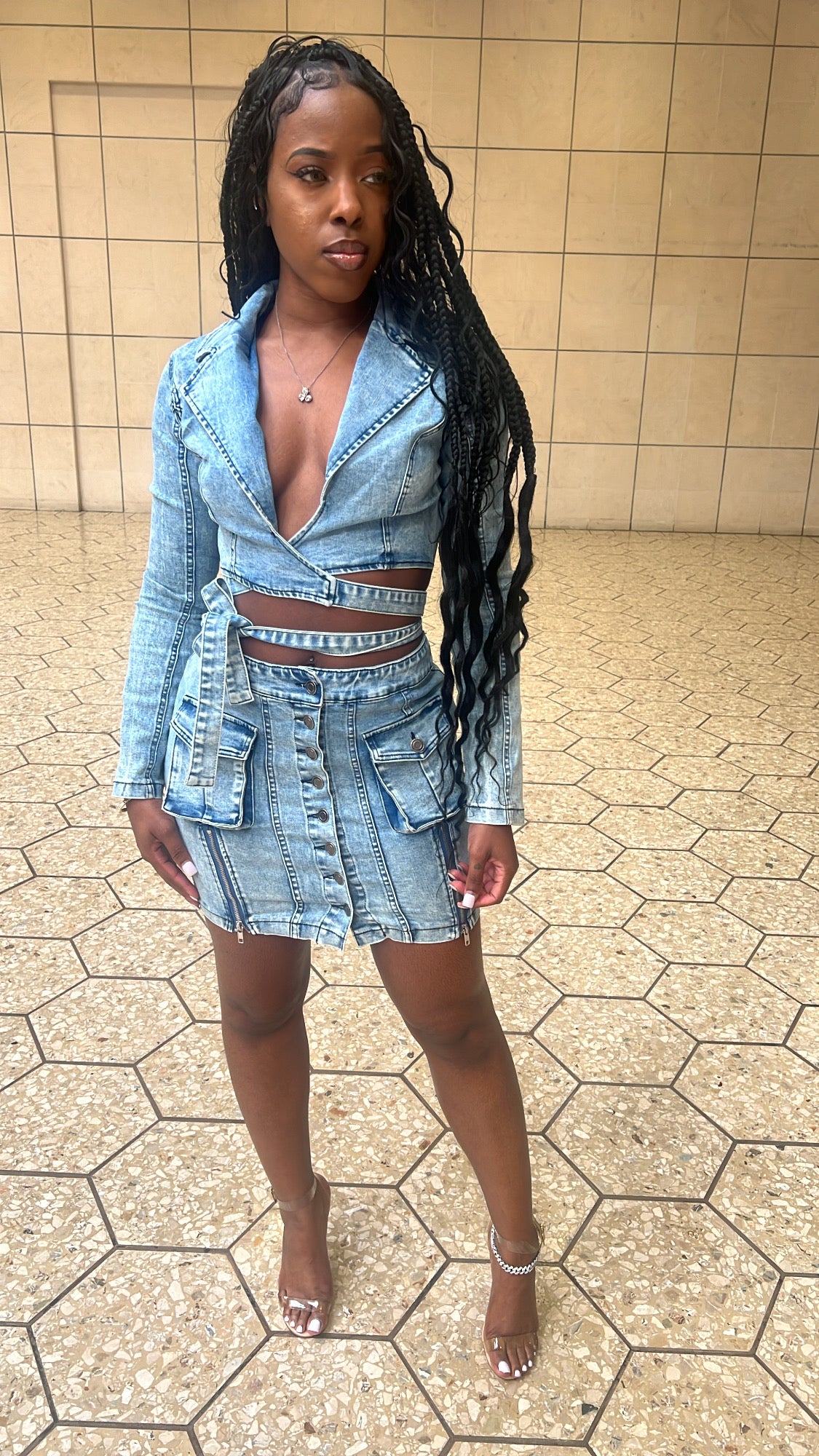 Nina Denim Dress
