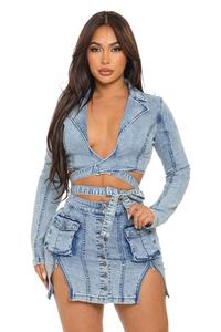 Nina Denim Dress