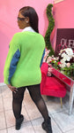 Bright Side Sweater - Lime Green