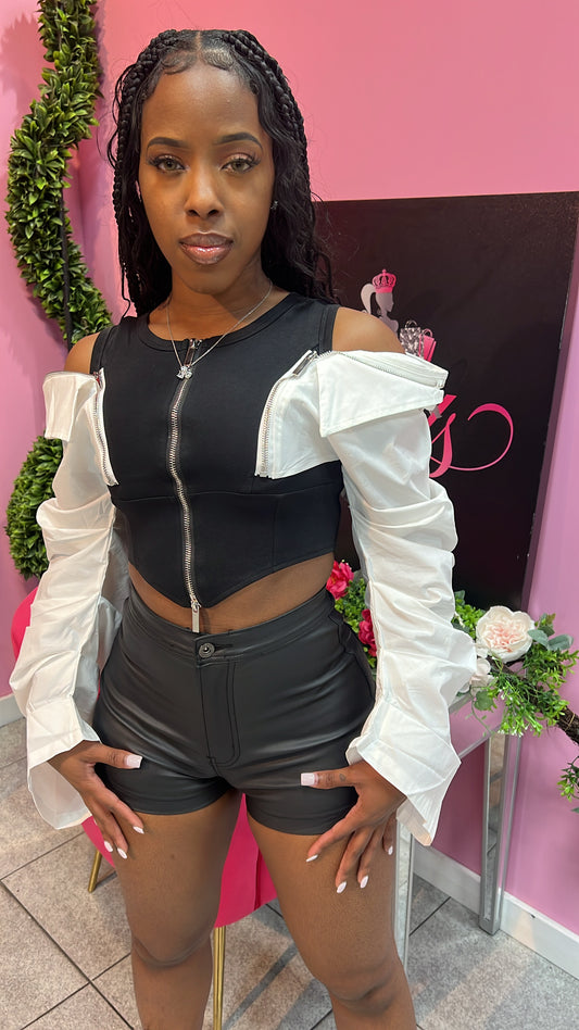 Laurent Crop Blouse
