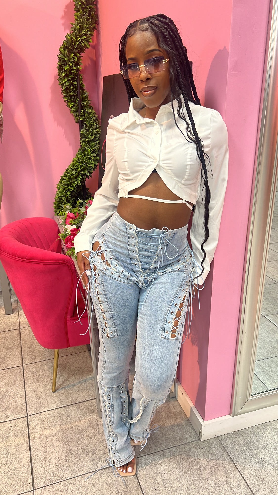 Tie Me Up Chic Blouse