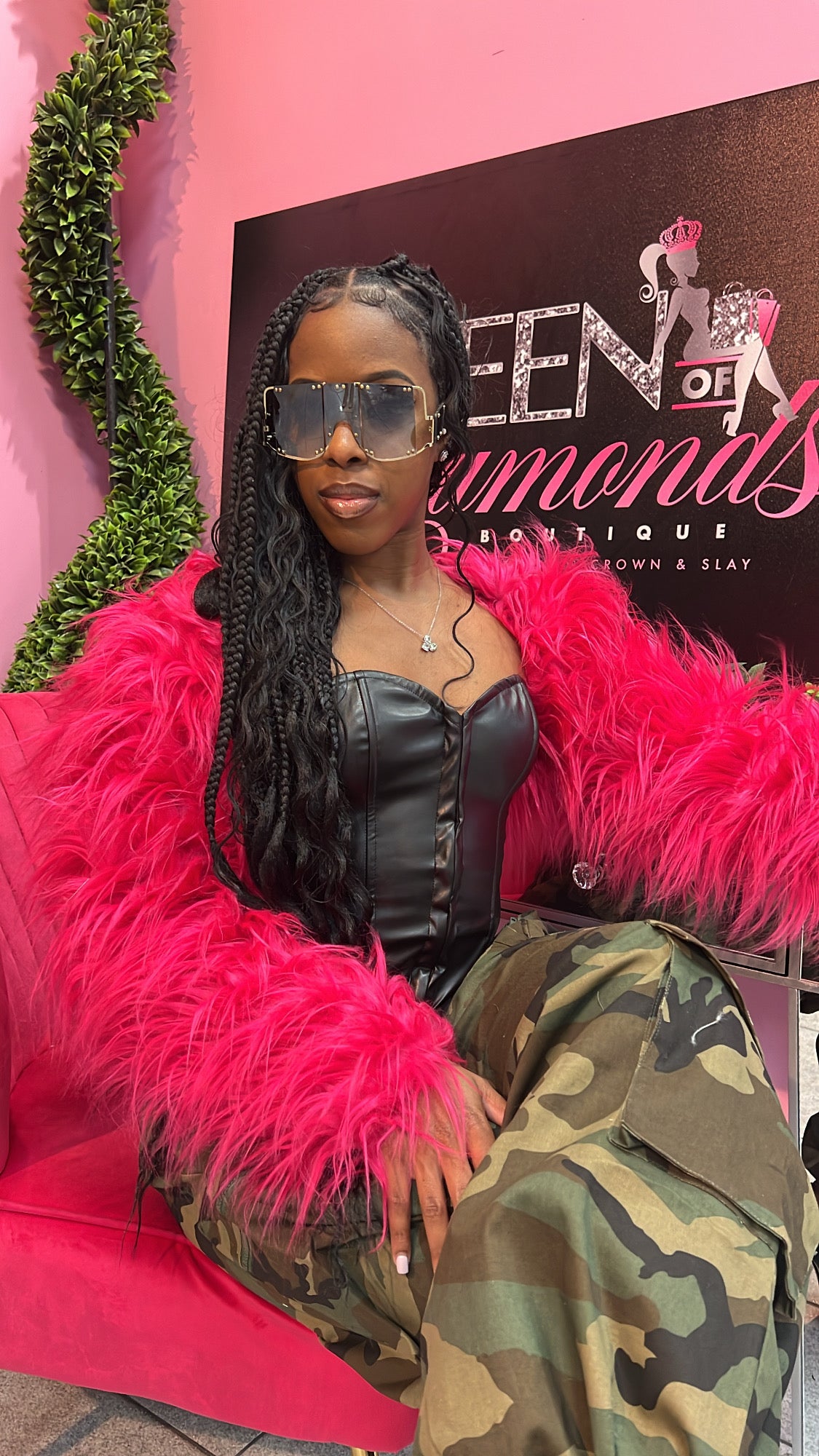 Fierce Fuchsia Fur