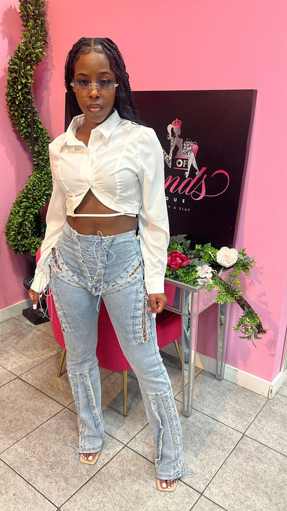 Tie Me Up Chic Blouse