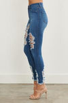 Classic Babe Distress Jeans