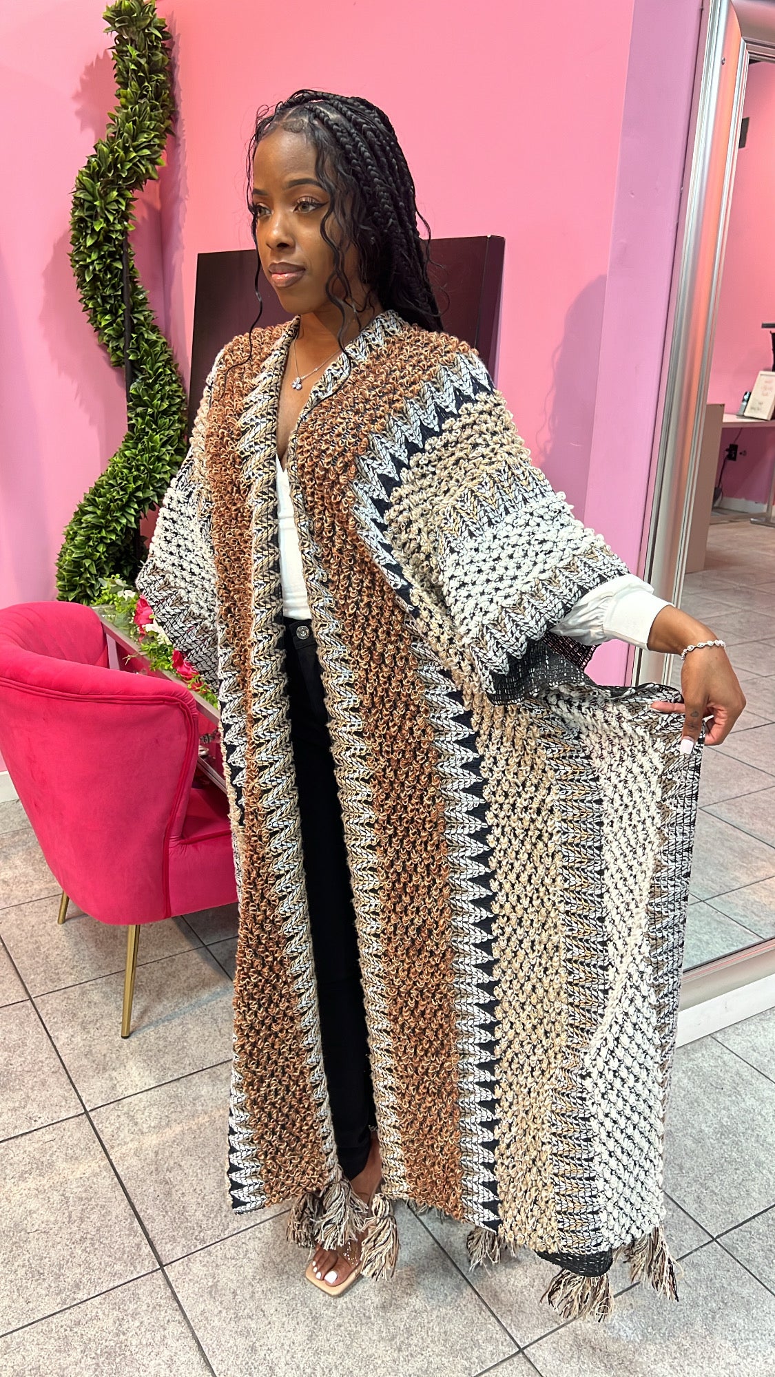 Elysian Knit Kimono Wrap