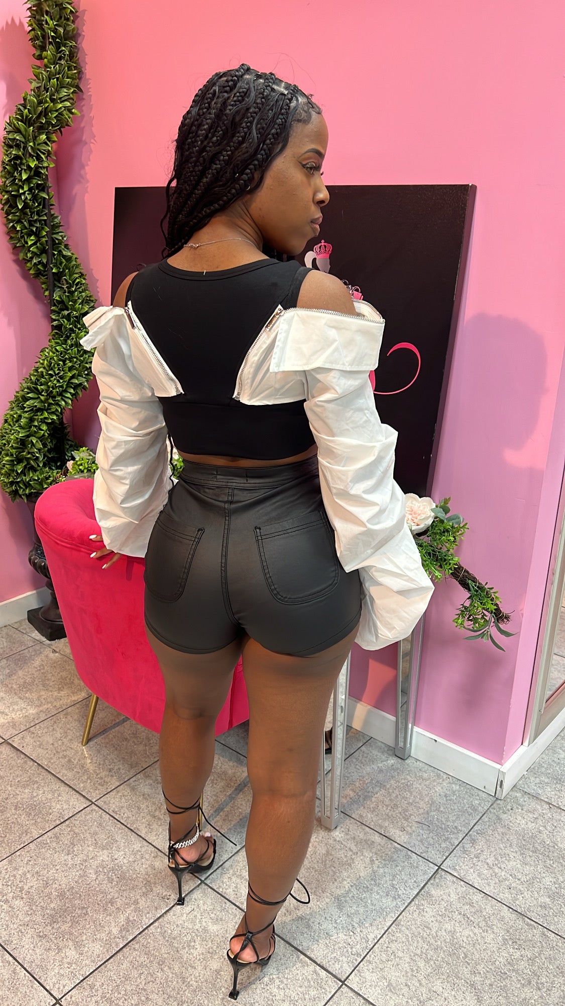 Laurent Crop Blouse